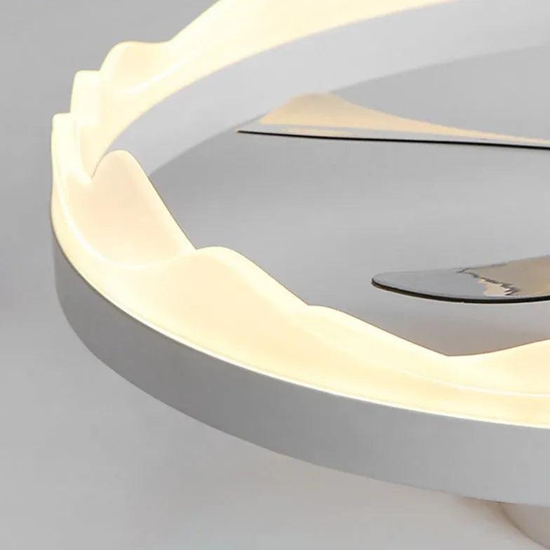 Irregular Edge Design Circular Ceiling Light - Clowas