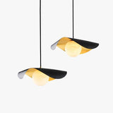 Wavy Black Lampshade Living Room Pendant Light - Clowas