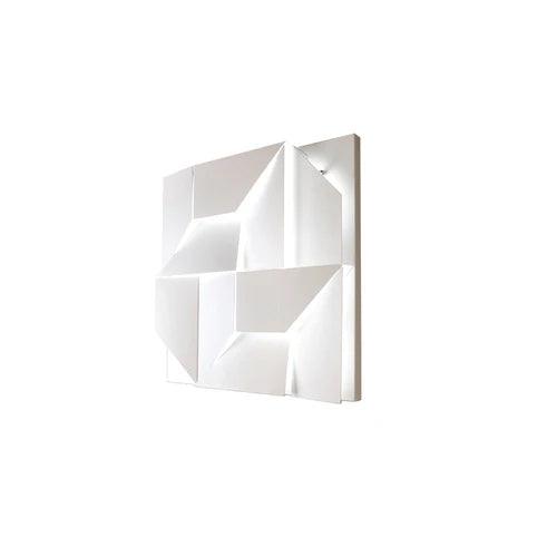 Geometric Panel White Led Modern Wall Lights - Clowas