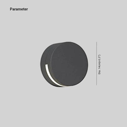 Weatherproof Round Outdoor Up and Down Wall Lights - Clowas