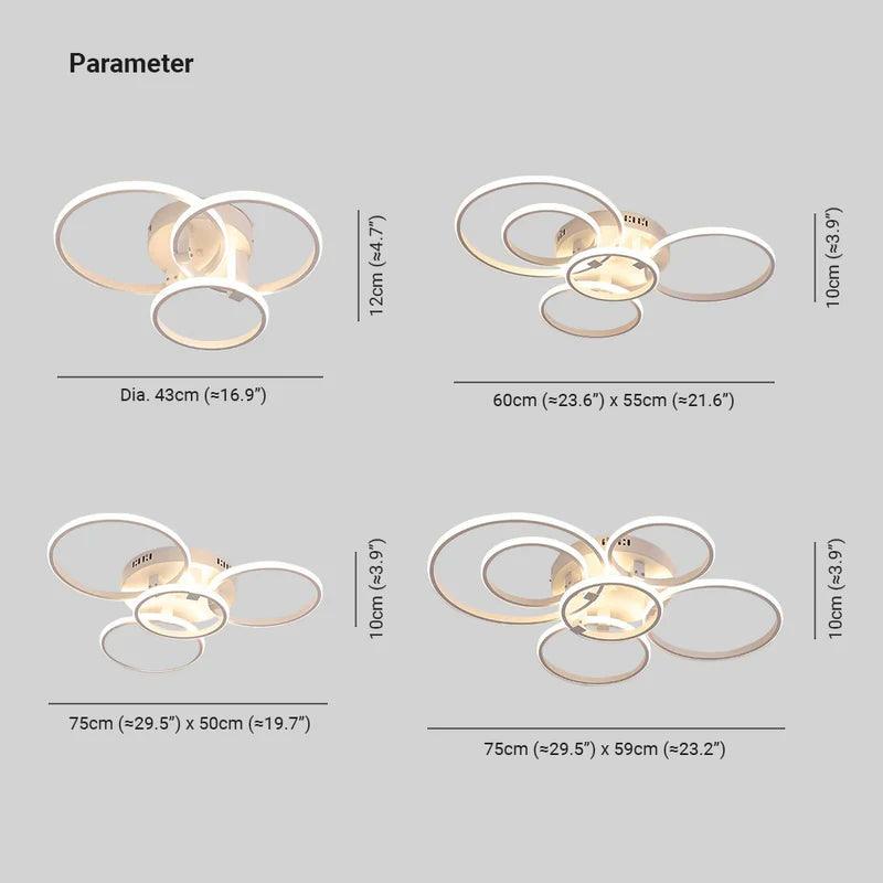 Ring Design LED Modern Pendant Light - Clowas