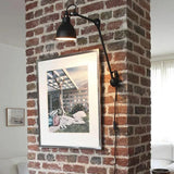 Industrial Adjustable Plug in Wall Lights - Clowas