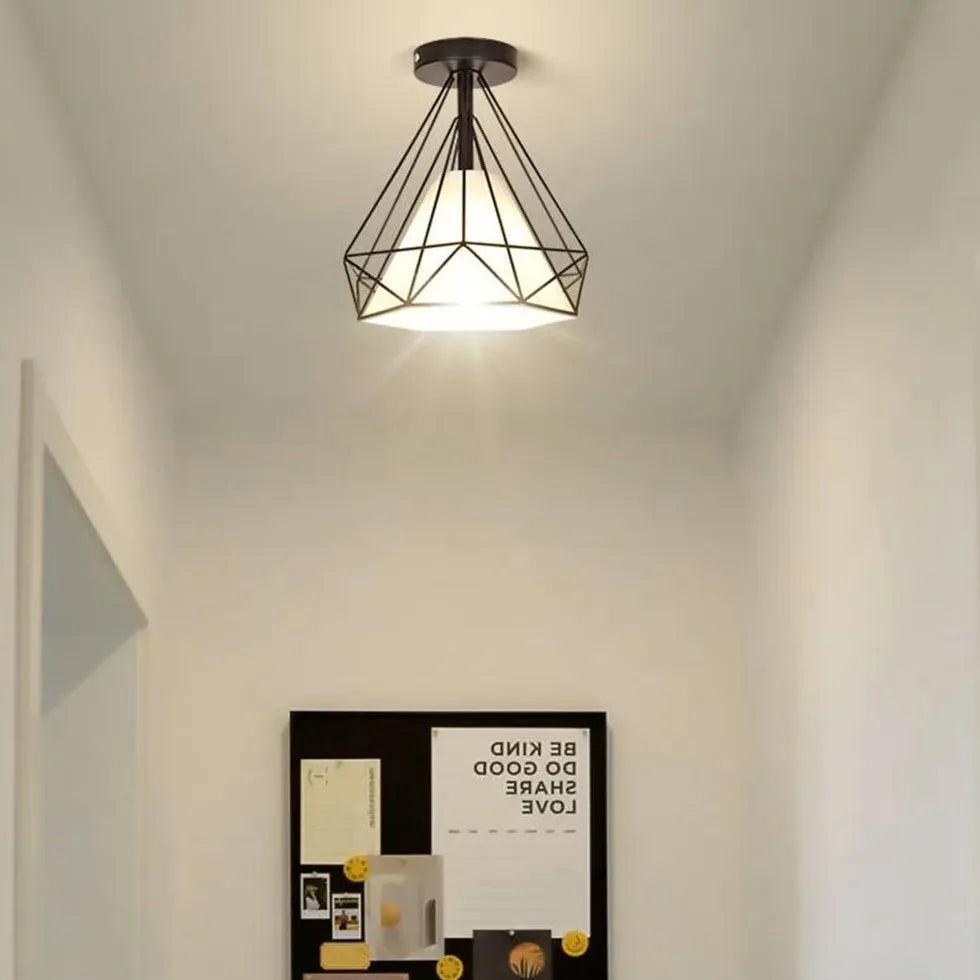 Industrial Style Geometry Modern Flush Ceiling Lights - Clowas