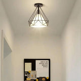 Industrial Style Geometry Modern Flush Ceiling Lights - Clowas