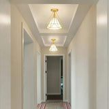 Industrial Style Geometry Modern Flush Ceiling Lights - Clowas