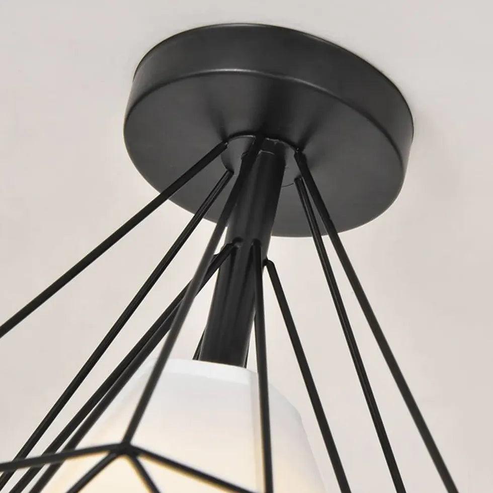 Industrial Style Geometry Modern Flush Ceiling Lights - Clowas