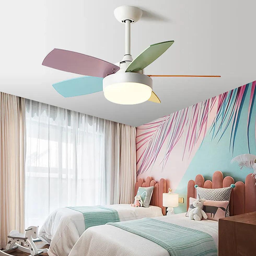 Integrated Lighting Modern Ceiling Fan With Light - Clowas