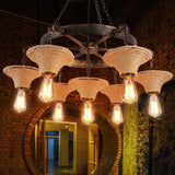 Inverted Cone Rope Industrial Chandelier - Clowas