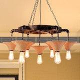 Inverted Cone Rope Industrial Chandelier - Clowas