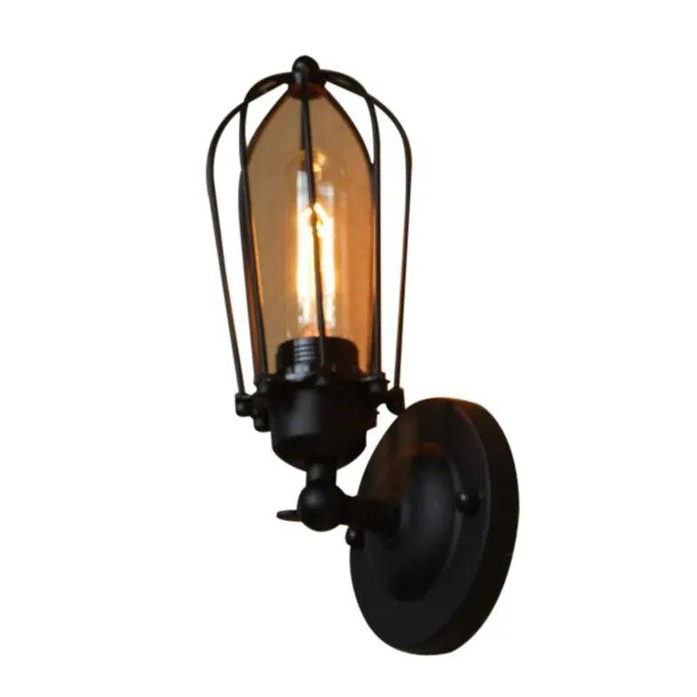 Iron Art Lampshade Vintage Wall Lights - Clowas