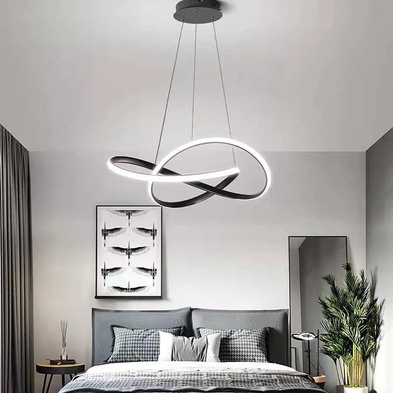 Irregular Curved Minimalist Pendant Light - Clowas