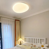 Irregular for Bedroom White Flush Ceiling Lights - Clowas