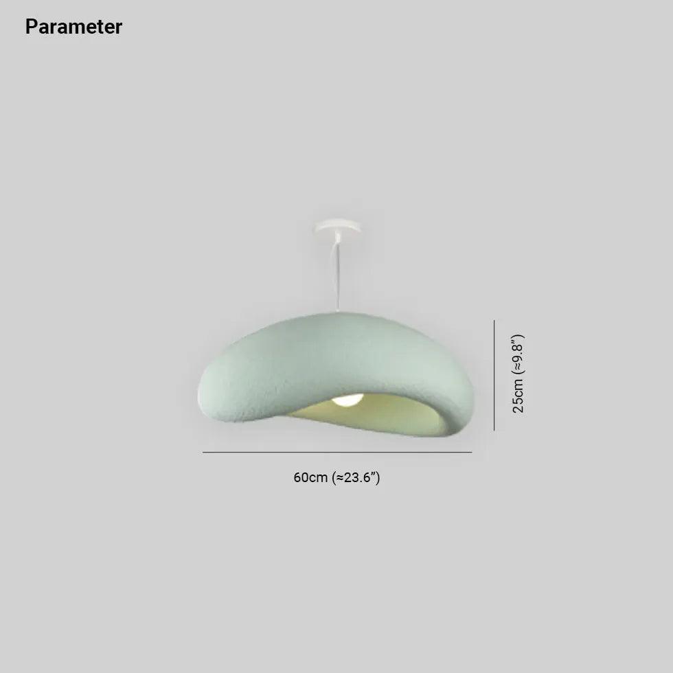 Irregular Ring Design Modern Blue Pendant Light - Clowas