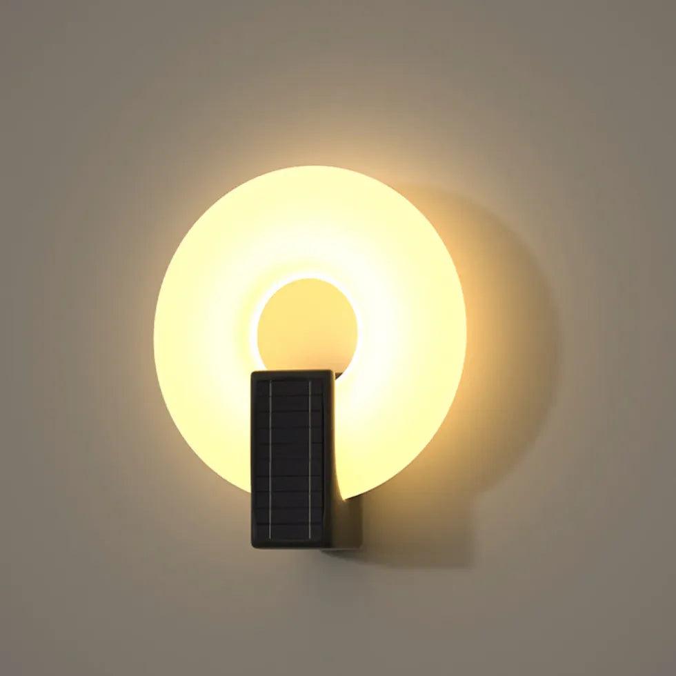 Bagel Ring Solar Outdoor Wall Lights - Clowas