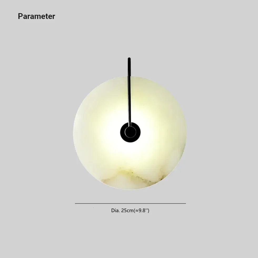Alabaster Wall Light Led Gold - Clowas