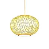 Chinese Bamboo Lantern Pendant Light