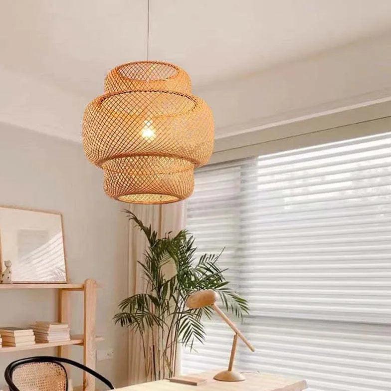 Bamboo Nordic Bedroom Pendant Light - Clowas