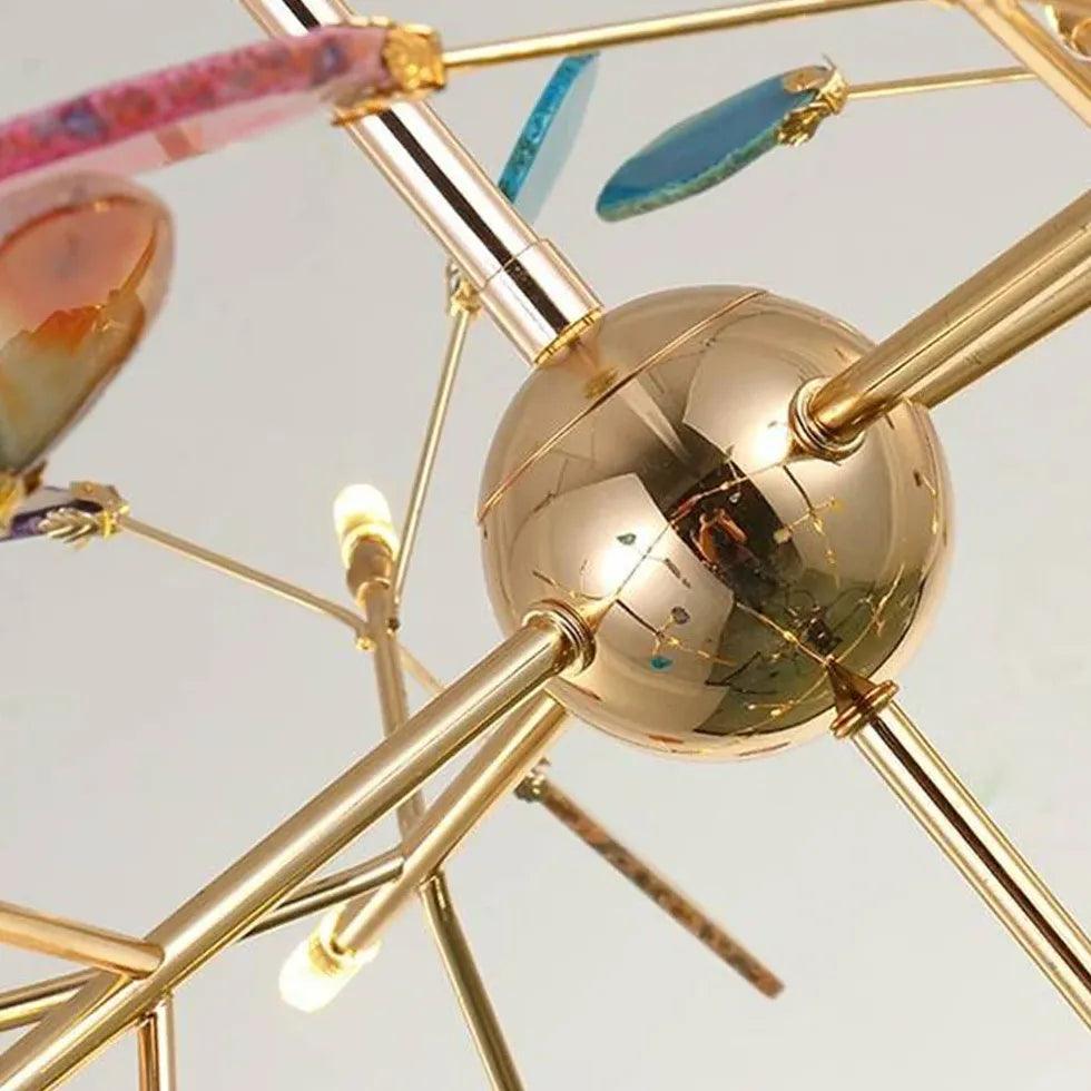 Pink Petal Design Bedroom Pendant Light - Clowas