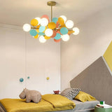Colorful Flower Design Modern Chandelier - Clowas