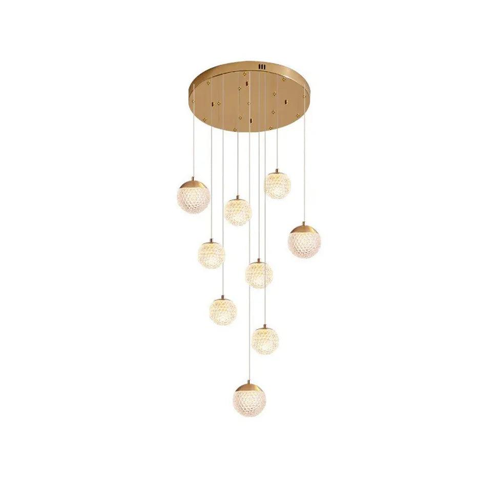 Spherical Multi-Head Luxury Hall Pendant Light - Clowas