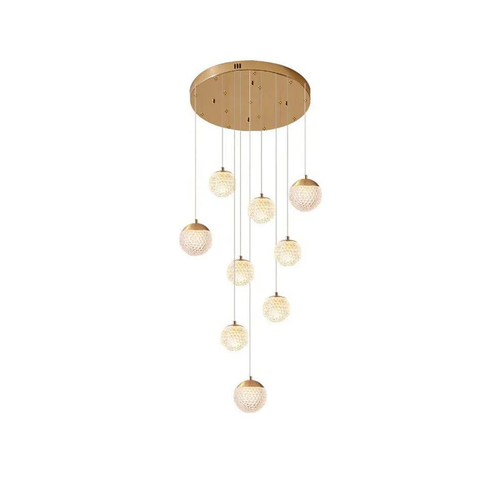 Spherical Multi-Head Luxury Hall Pendant Light - Clowas