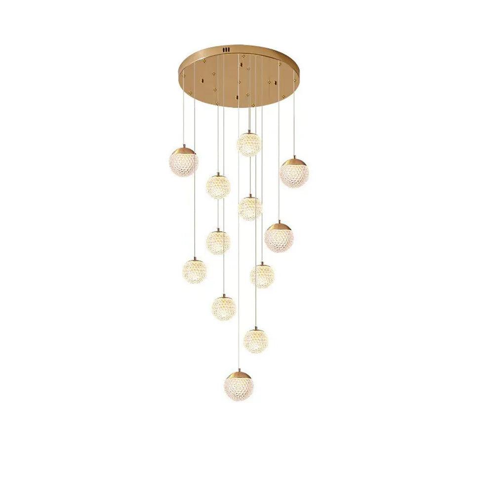 Spherical Multi-Head Luxury Hall Pendant Light - Clowas