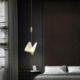 Butterfly Shaped Acrylic LED Bedroom Pendant Light - Clowas
