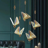 Butterfly Shaped Acrylic LED Bedroom Pendant Light - Clowas