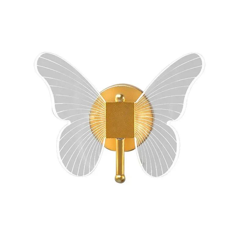 Butterfly Wall Light LED Modern Gold - Clowas