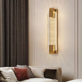 Rectangle Bubble Glass Gold Wall Lights - Clowas