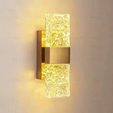 Modern gold pattern glass Wall Lights - Clowas