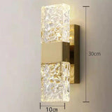 Modern gold pattern glass Wall Lights - Clowas