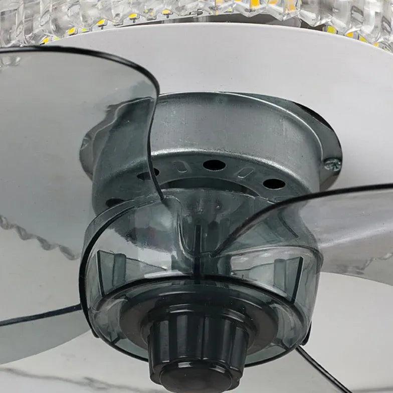 Blue Ceiling Fan for Bedroom Pendant Light - Clowas