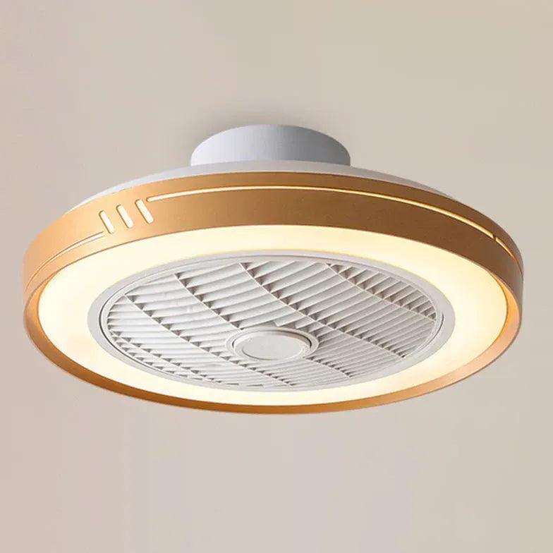 Ring-Shaped Minimalist Bedroom Ceiling Fan Light - Clowas