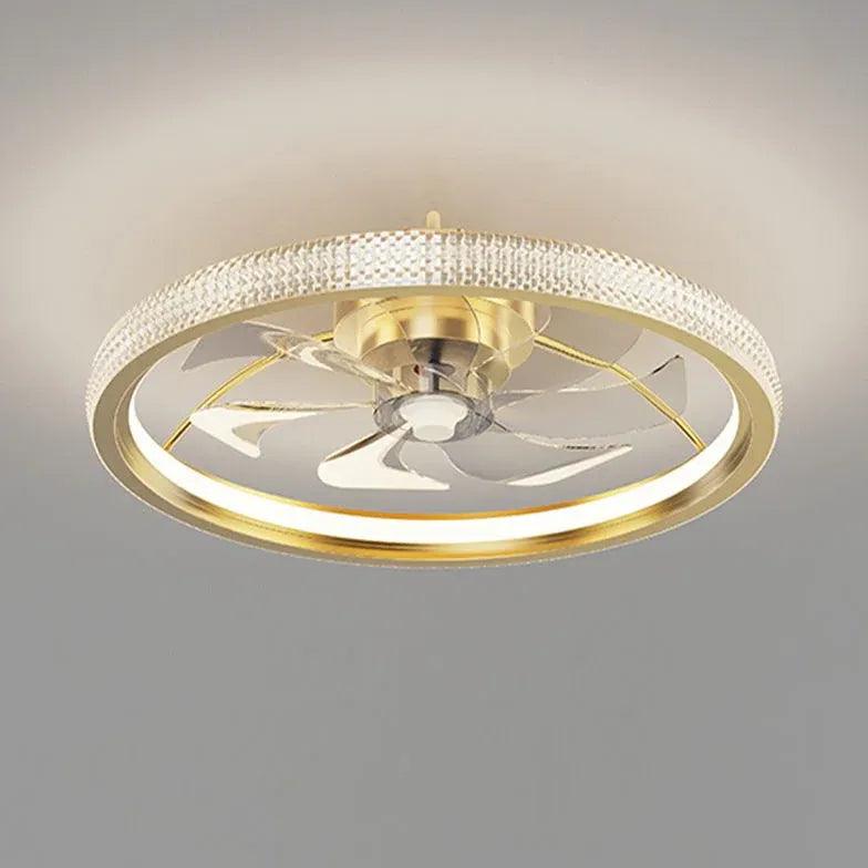 Floral Decor Bedroom Ceiling Fan Light - Clowas
