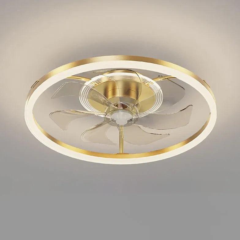 Floral Decor Bedroom Ceiling Fan Light - Clowas
