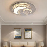 Round Ceiling Fan for Bedroom Pendant Light - Clowas