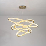 Crystal Gold Ring Modern Pendant Light - Clowas