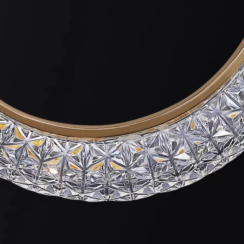 Crystal Single-Head Minimalist Modern Pendant Light - Clowas