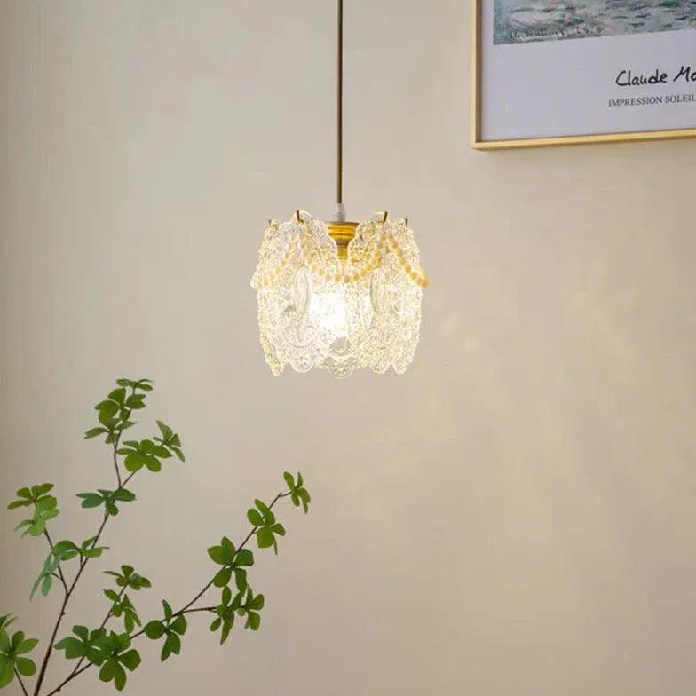 Cutout Pattern Design Bedroom Pendant Light - Clowas