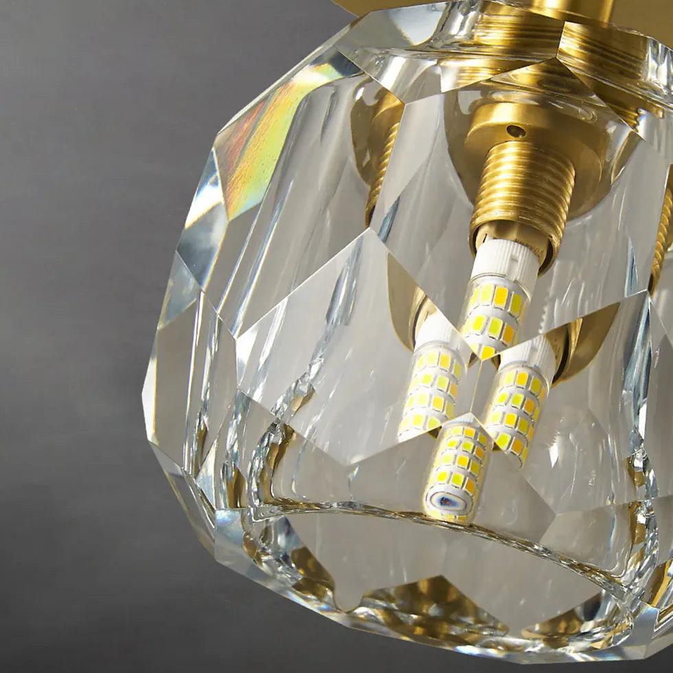 Gold LED Recessed Hallway Ceiling Light - Clowas