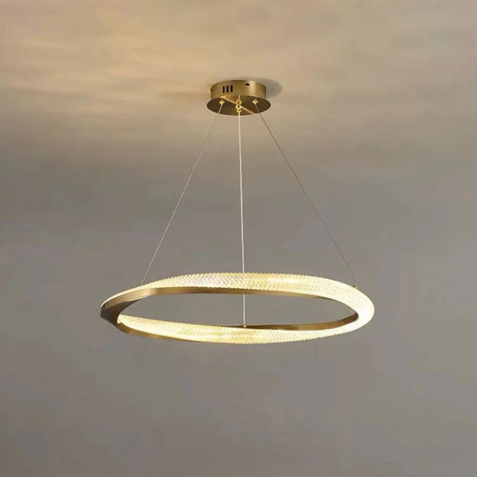 Crossed Ring Minimalist Modern Pendant Light - Clowas