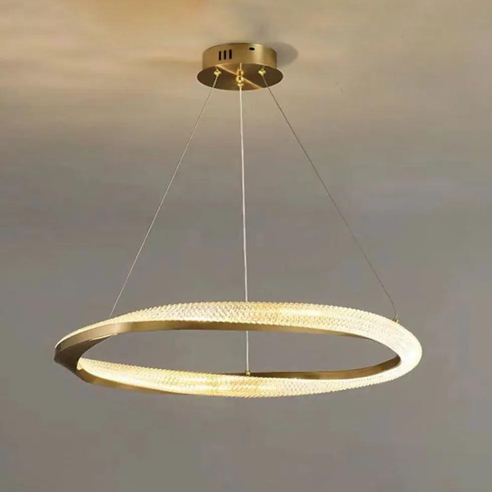 Crossed Ring Minimalist Modern Pendant Light - Clowas