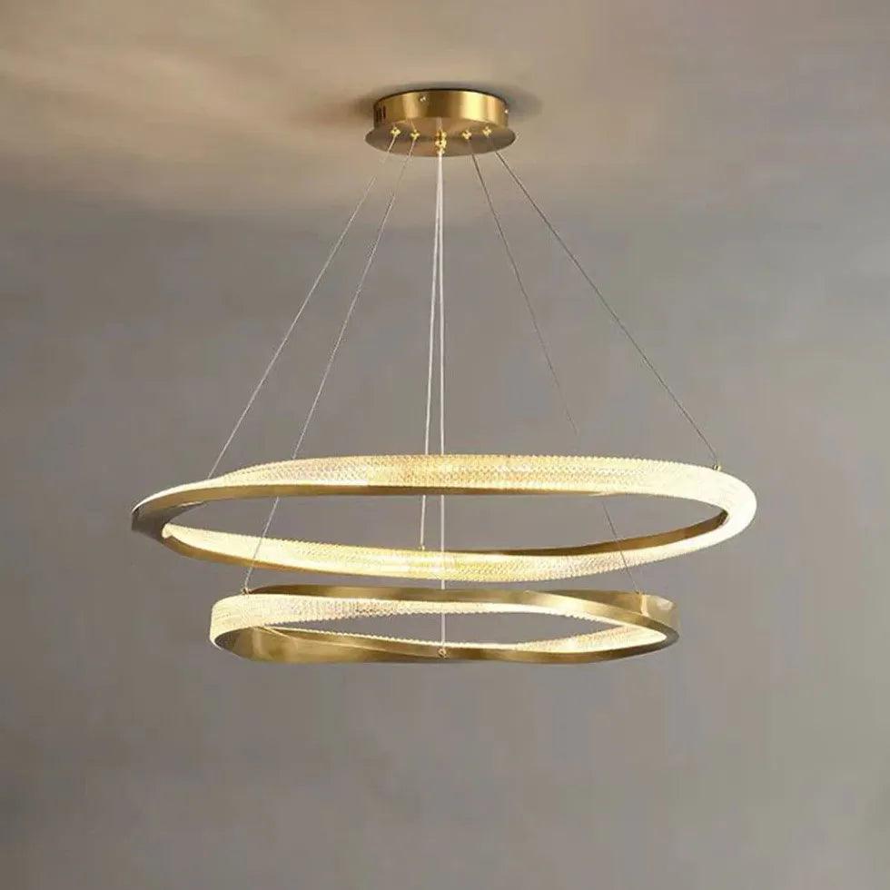 Crossed Ring Minimalist Modern Pendant Light - Clowas