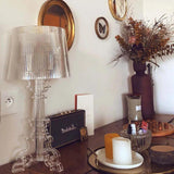 Acrylic Transparent Shade Decorative Table Lamp - Clowas