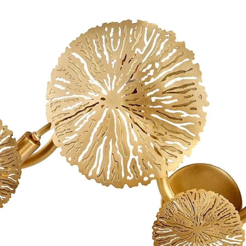 Statement Wall Lights for Living Room Gold - Clowas