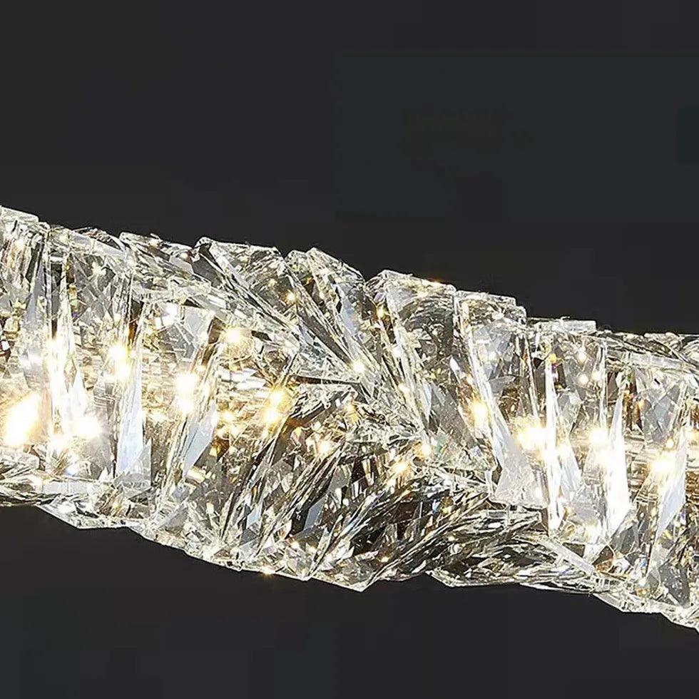 Crystal Linear Kitchen Pendant Light - Clowas