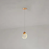 Golden Round Crystal Modern Pendant Light - Clowas