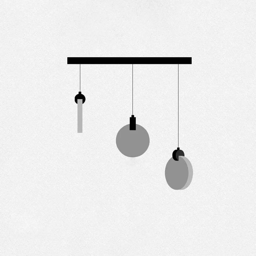 Golden Round Crystal Modern Pendant Light - Clowas