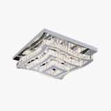 Square Crystal Multi-Layer Luxury Ceiling Light - Clowas